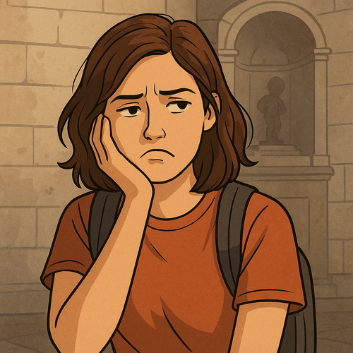 Chcia depecionada por ver La Sirenita de Copenhague (Dinamarca)