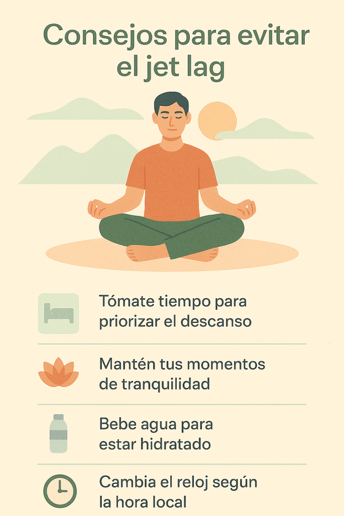 Consejos para el jet lag