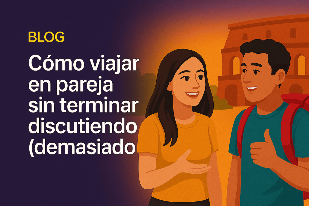 Cómo viajar en pareja sin terminar discutiendo (demasiado)