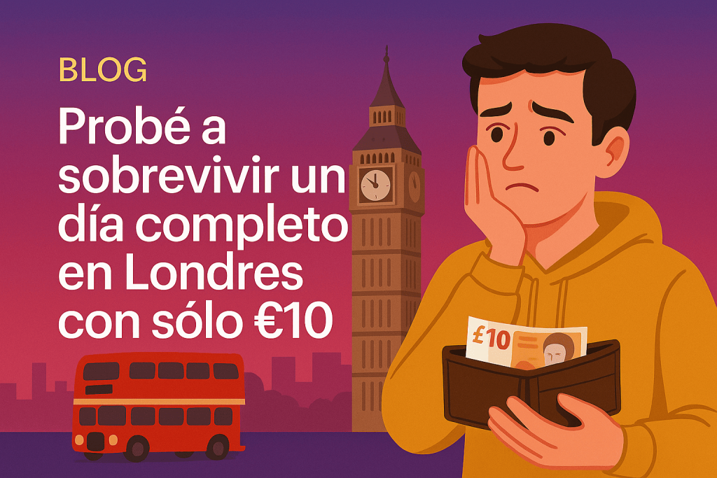 Probé a Sobrevivir un Día Completo en Londres con Sólo £10